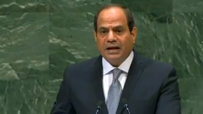 السيسي: هناك خلل يسيطر على المنظمة الدولية  