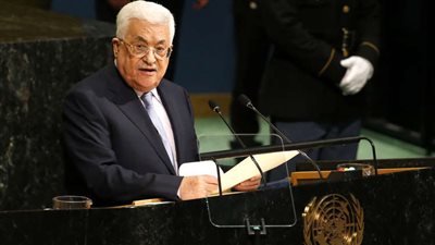 أبو مازن يطالب بإعلان فلسطين دولة تحت الإحتلال