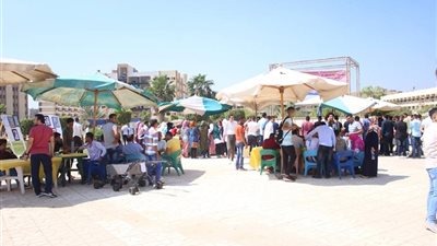 صور.. جامعة الفيوم تنظم يوما مفتوحا احتفالًا بالطلاب الجدد