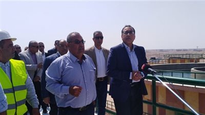 رئيس الوزراء يتفقد محطة تنقية مياه الشرب بمدينة سوهاج