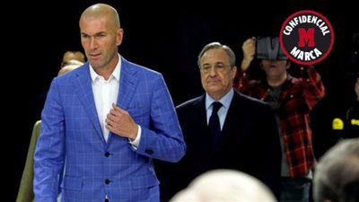 الماركا تكشف مفاجآة حول موعد رحيل زيدان مع ريال مدريد