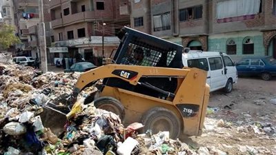 حملة نظافة مكبرة بـ قرى مركز المحلة الكبرى بالغربية 