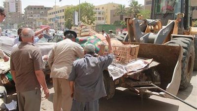 مرافق الغربية: رفع 352 حالة إشغال وإزالة 49 حاجز خرساني ولوحة إعلانية