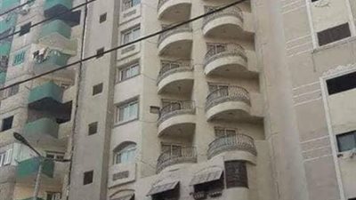 ميل مفاجئ ببرج سكني بالغربية يثير ذعر المواطنين 