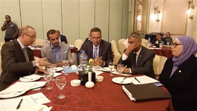 صور .. الاتحاد المصرى لجمعيات المستثمرين ووزير التموين فى مؤتمر لمناقشة ضبط الأسعار