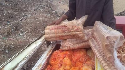 أعدم 350 كيلو جرام مثلجات غير صالحة للإستهلاك الآدمي ببني سويف