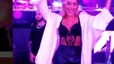 فيديو.. رقص مايا دياب وراغب علامة على أنغام 