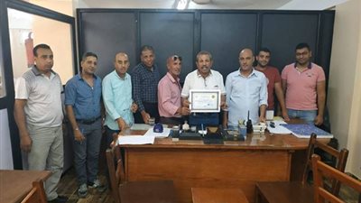 تنظيم حفل لـ تكريم رئيس فرع هندسة الاقباري لشركة المياه بالإسكندرية