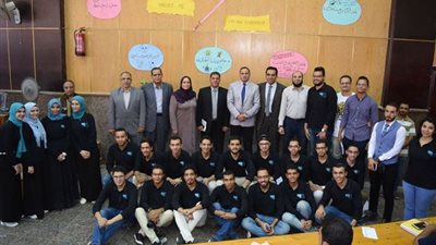 رئيس جامعة سوهاج يشهد حفل استقبال الطلاب الجدد بكلية الهندسة
