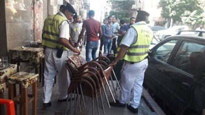 صور.. حملة مكبرة لإزالة التعديات والإشغالات بحى وسط الإسكندرية