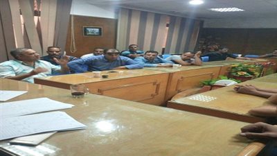 اجتماع تنظيمي لإدارة النفايات الطبية بصحة بالقليوبية 
