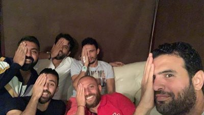 تضامنا مع جدو ... شيتوش وفتح الله وأمين وشكري يقلدونه