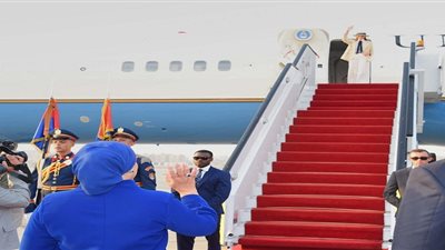 صور.. انتصار السيسي تودع ميلانيا ترامب