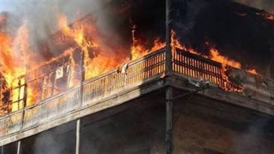 السيطرة على حريق بدمو في الفيوم