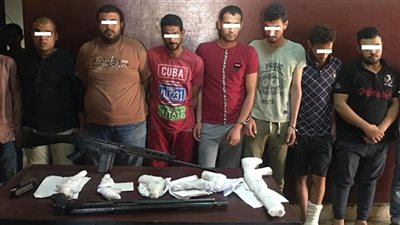  حملة أمنية تسفر عن ضبط أسلحة نارية وحشيش وهيروين بـ الغربية
