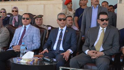 صور| الانصارى يشارك فى احتفالات أكتوبر بسوهاج