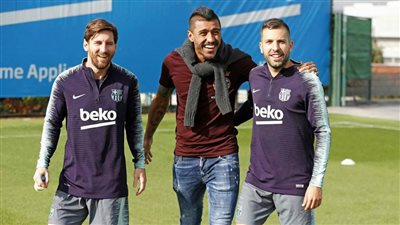 برشلونة يبدأ تحضيراته للقاء إشبيلية بحضور باولينيو
