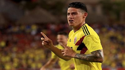 فيديو .. خاميس رودريجيز يسجل هدفا خياليا مع كولومبيا