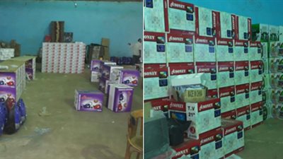 ضبط 2099 جهاز كهربائى متنوع غير مطابق للمواصفات داخل شركة صناعات بالوراق
