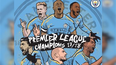 مانشستر سيتي يحتفل بالدوري الإنجليزي في القاهرة