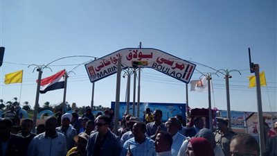 وزير التنمية المحلية يغرس نخلة ويفتتح مرسى قرية بولاق بالوادي الجديد