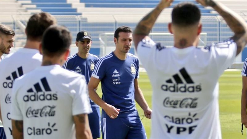 تدريبات منتخب الارجنتين