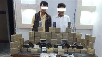 ضبط شخصين بحوزتهما 90 كيلو جرام من مخدر البانجو بمطروح