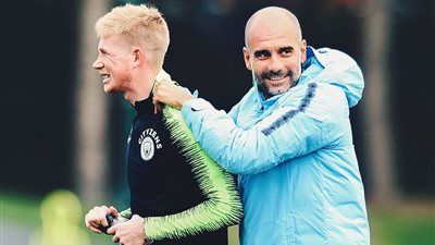 فيديو.. دي بروين جاهز للقاء مانشستر سيتي وبيرنلي