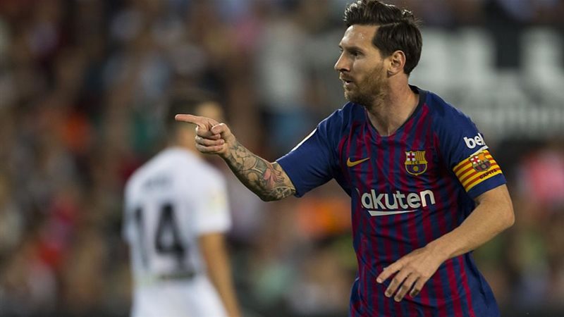 نجم برشلونة ليونيل