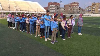 تنظيم المعسكر الأول لفرق الكشافة والمرشدات بمركز شباب أبو كبير