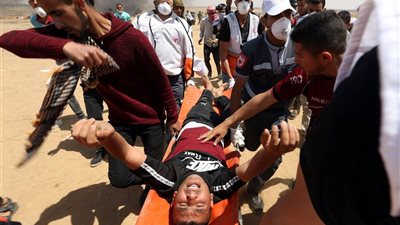 الصحة الفلسطينية: 130 إصابة حصيلة جمعة 