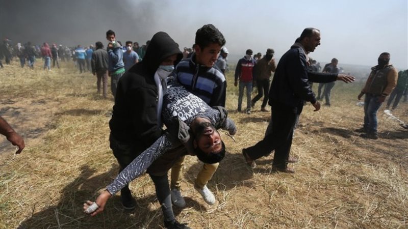 مصاب فلسطيني 