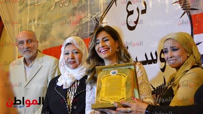صور| الإعلاميين الدوليين يكرم منة فضالى باحتفالية ذكرى انتصارات أكتوبر