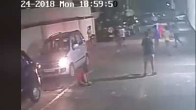 فيديو | طفل ينجو بأعجوبه 