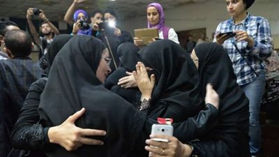 فيديو| فرحة عارمة بين أسرة محمود نظمي بعد إنكاره قتل طفليه