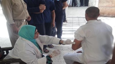 قطاع السجون ينظم قافلة لتطعيم نزلاء سجن طنطا