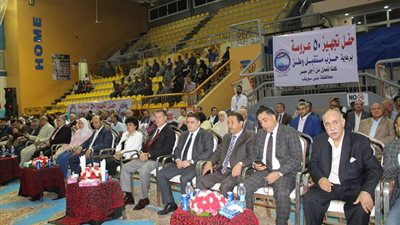 فيديو.. توزيع الأجهزة الكهربائية لـ 50 عروسة في إحتفالية مستقل وطن بني سويف