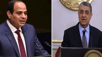 السيسي يداعب وزير الكهرباء: انت دكتور مش لواء