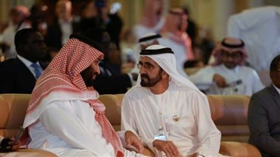 هذه هدية رئيس دولة الامارات لولي العهد السعودي بعد دافوس الصحراء