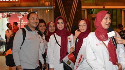 صور| وزير الشباب يودع رحلات قطار الشباب للأقصر وأسوان