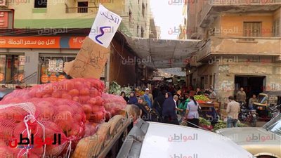 صور.. رئيس مدينة ميت غمر يوفر البطاطس بـ 4 للمواطنين