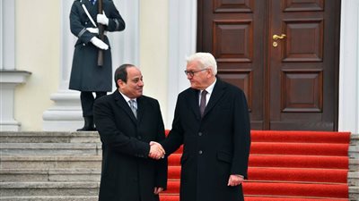 صور.. زيارة الرئيس السيسي إلى رئاسة الجمهورية الفيدرالية الألمانية