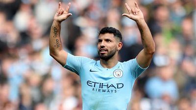 أجويرو ينتظر رقما قياسيا جديدا ضد توتنهام