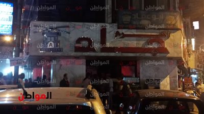 إندلاع حريق بعقار مطعم جاد في شارع مراد بالجيزة