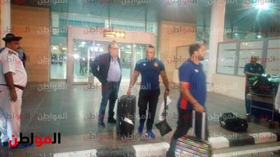 فيديو و صور .. وصول الترجي التونسي إلى مطار برج العرب