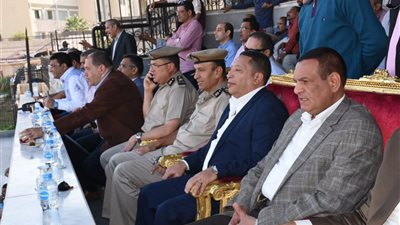 صور.. محافظ البحيرة يشهد مباراة كرة القدم بين فريقي دمنهور وطنطا