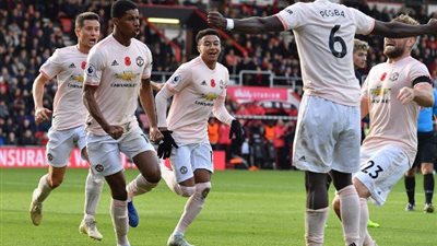 فيديو.. مانشستر يونايتد يخطف بورنموث في الوقت القاتل عن طريق راشفورد 