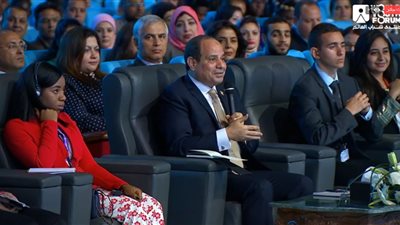  الرئيس السيسى لشعوب أفريقيا من منتدى شباب العالم: لدينا تحديات كثيرة ولكننا سوف نتخطاها 