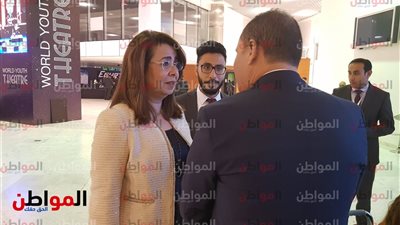 صور .. وزيرة التضامن تصل للمشاركة فى فعاليات منتدى شباب العالم 2018