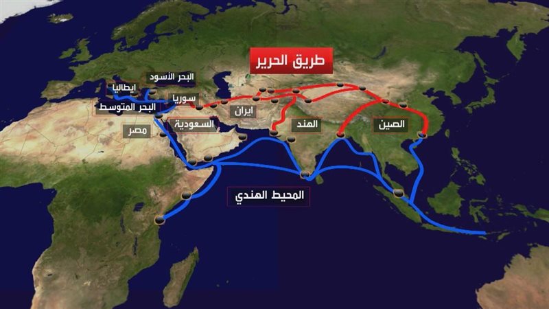 ربط مصر والعرب بالصين